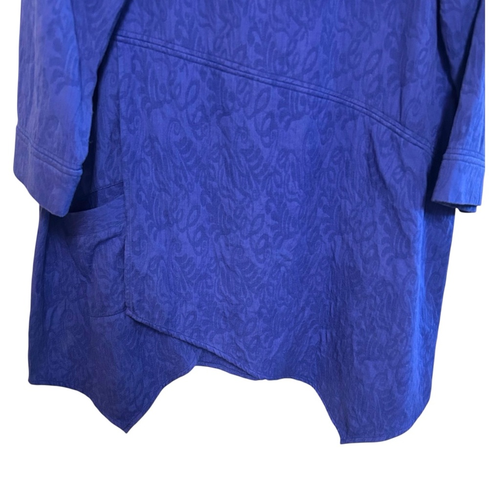 Soft Surroundings XL Rosabella jaquard Gauze Tunic Top  
Asymmetrical hemline - Picture 12 of 15
